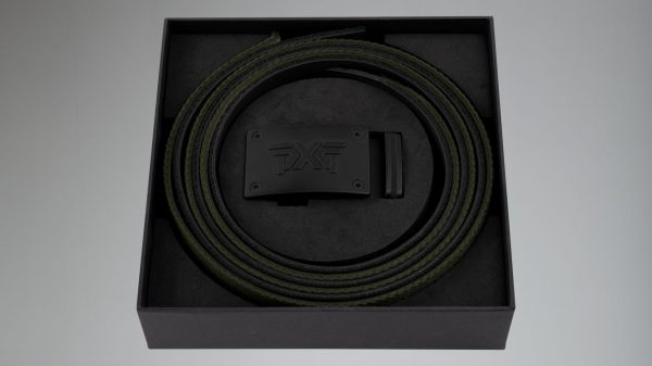 RATCHET BELT - BLACK/OD GREEN
